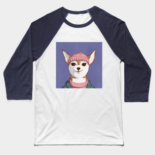 Girly Chihuahua Baseball T-Shirt